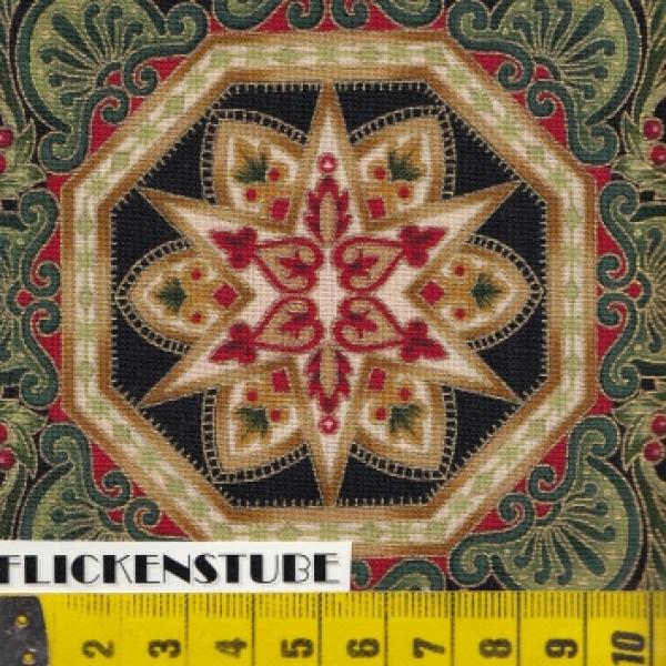 Holiday Flourish II by Peggy Toole by Robert Kaufmann Fabrics